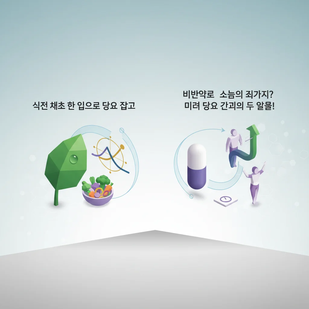 식전 채소 한 입으로 당뇨 잡고, 비만약으로 삶의 질까지? 미래 당뇨 관리의 두 얼굴!