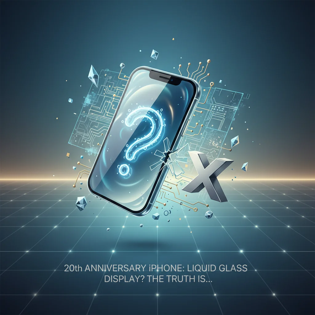 20주년 아이폰, 리퀴드 글래스 디스플레이? 사실은…