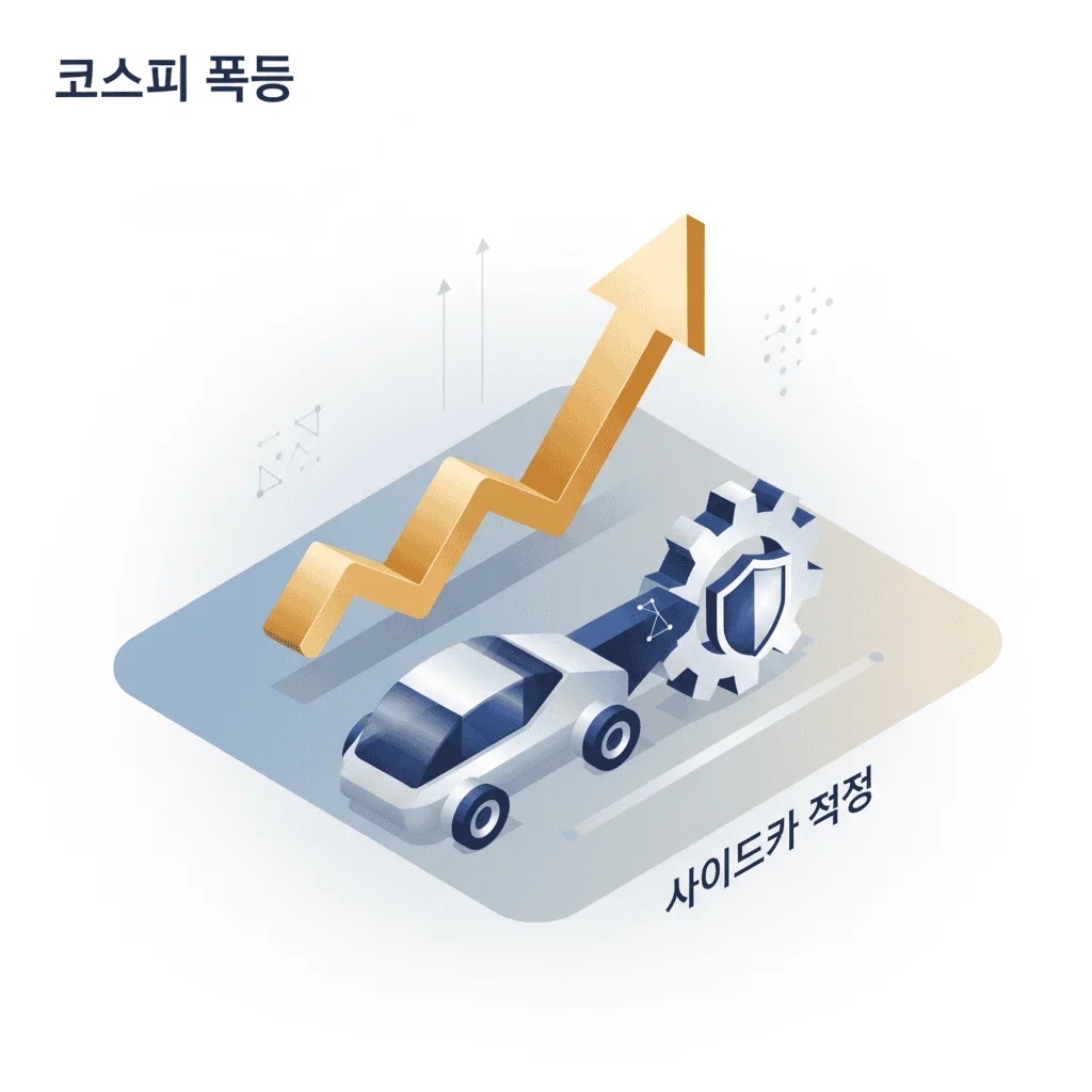 코스피 폭등! 사이드카 전략